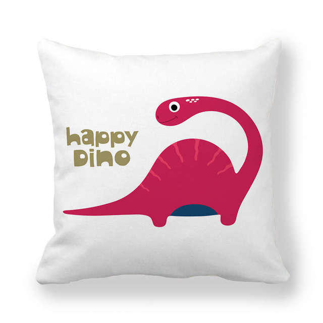 Coussin dinosaure humour