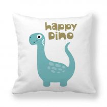 Coussin dinosaure heureux