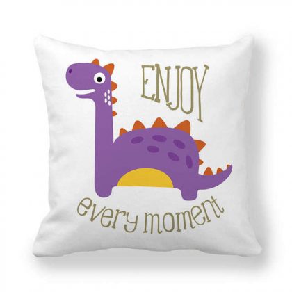 Housse De Coussin Dinosaure T-Rex 45x45 Cm – Taie Décorative Jurassic Pour Canapé Ou Lit - 9