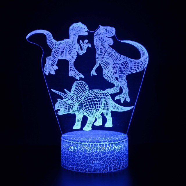 Lampe 3 Dinosaures