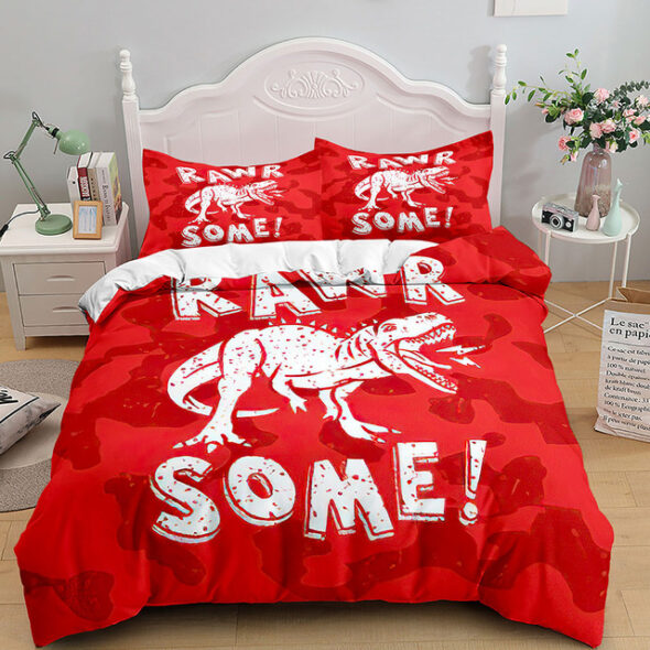 Kit De Couette Bébé Dinosaures Adorable - 40 X 48 Pouces - Pièces Pré-coupées - Neuf