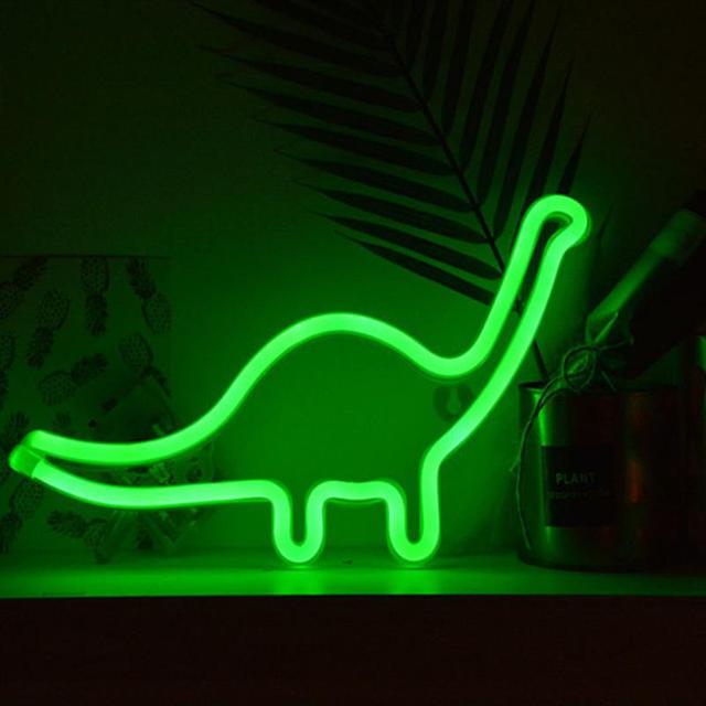 Lampe Dinosaure Néon