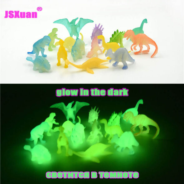 Ruiboury 1 Paire de Jouets Marionnettes Dinosaures en Plastique Griffes de Dinosaure Gants Réalistes Animaux Marionnettes