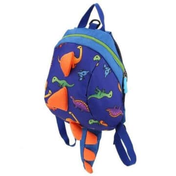 Sac à Dos Dinosaure à Crête Bleu