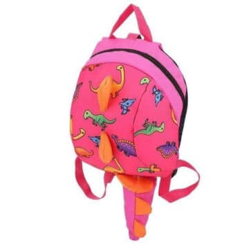Sac à Dos Dinosaure à Crête Rose