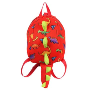 Sac à Dos Dinosaure à Crête Rouge