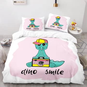 Housse de couette dinosaure cool pour adulte