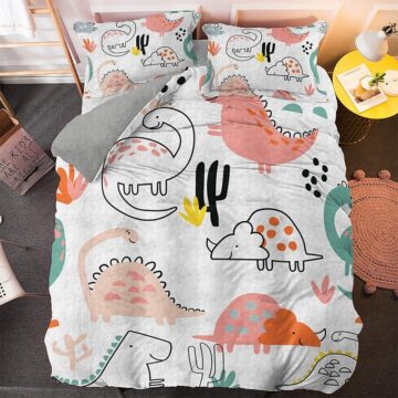 parure housse de couette dinosaure