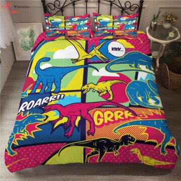 Housse de couette dinosaure pour ado