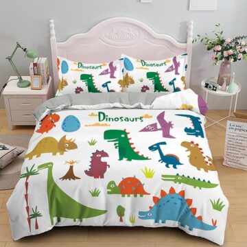 Housse de Couette Dinosaure 140×200