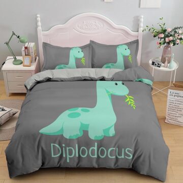 Housse de Couette Dinosaure Diplodocus