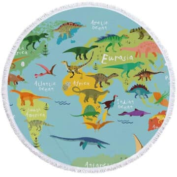 Tapis Dinosaures du Monde | Dino Jurassic