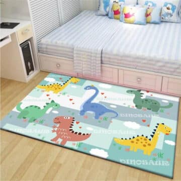 Tapis Dinosaure Fille | Dino Jurassic