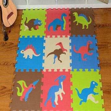Tapis Puzzle Dinosaure | Dino Jurassic