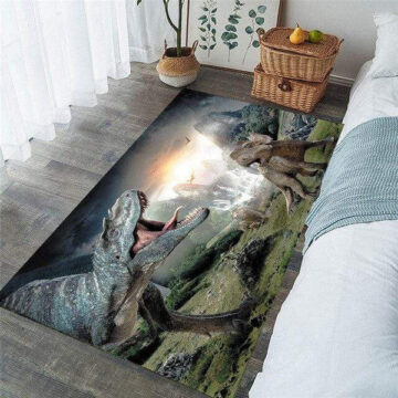 Tapis Dinosaure Astéroïde | Dino Jurassic