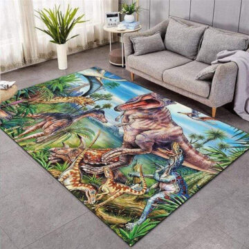 Tapis Dinosaure Mésozoïque | Dino Jurassic