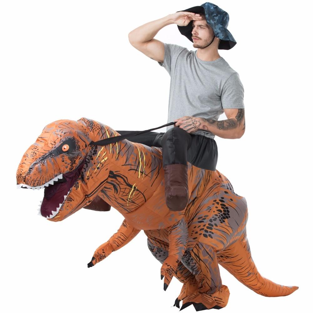 Costume Dinosaure   Adulte Cavalier