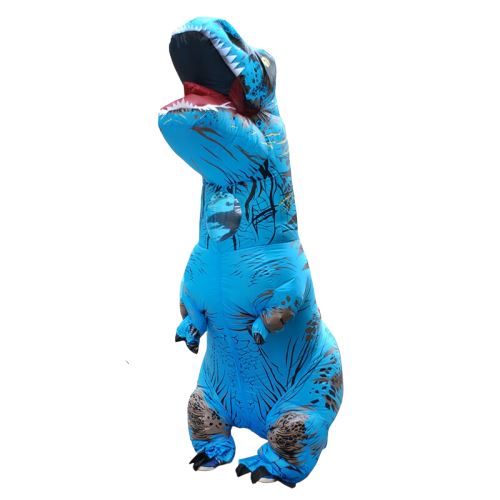 Costume Dinosaure   T-Rex Bleu