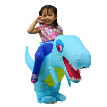 Costume Dinosaure   Cavalier Gonflable Enfant